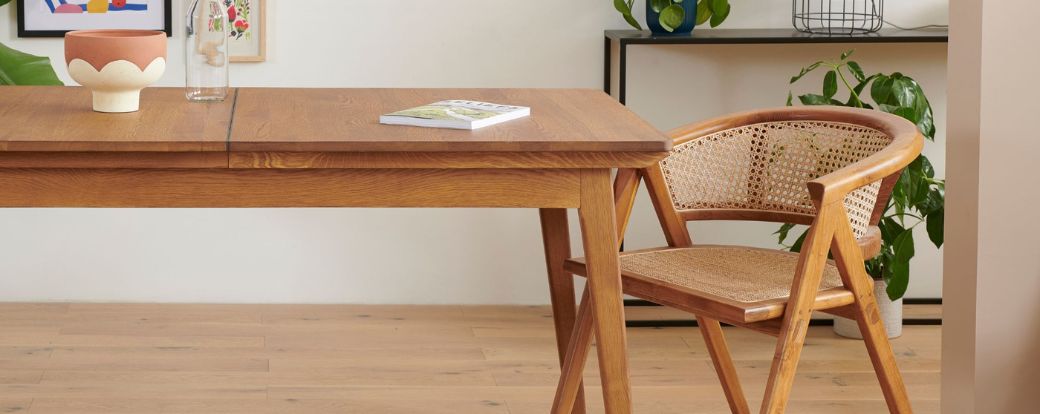 table extensible en bois